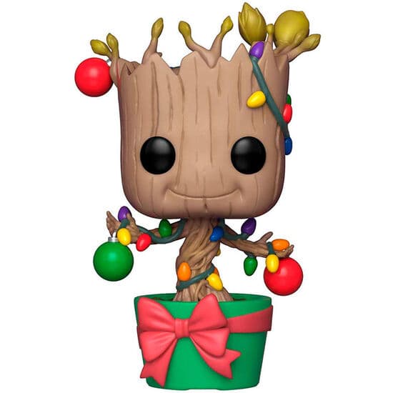 FIGURA POP MARVEL HOLIDAY GROOT WITH LIGHTS & ORNAMENTS
