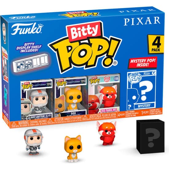 BLISTER 4 FIGURAS BITTY POP DISNEY PIXAR LIGHTYEAR