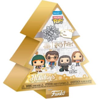 ARBOL CON 4 FIGURAS POCKET POP HARRY POTTER