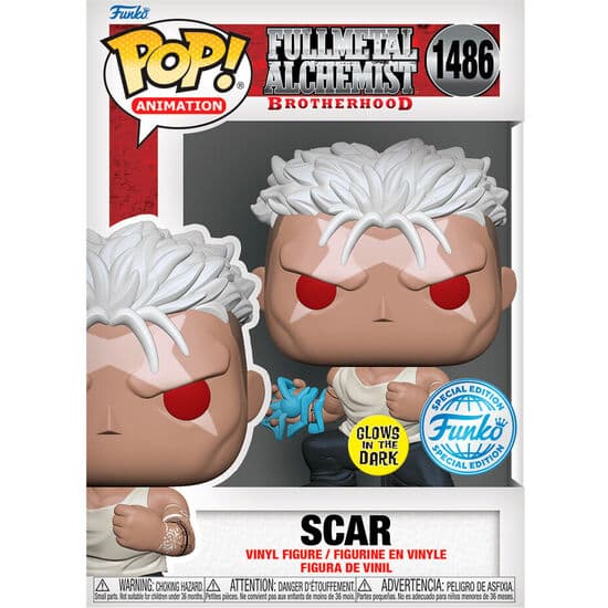 FIGURA POP FULLMETAL ALCHEMIST BROTHERHOOD SCAR EXCLUSIVE