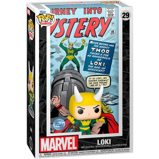 FIGURA POP COMIC COVER MARVEL LOKI EXCLUSIVE