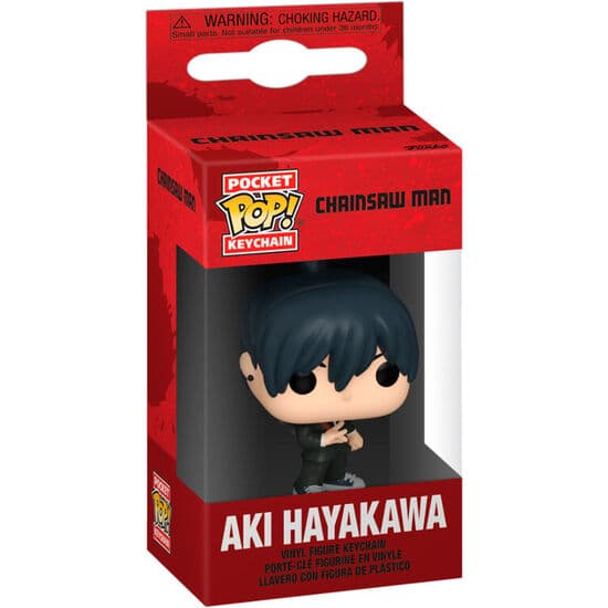 LLAVERO POCKET POP CHAINSAW MAN AKI HAYAKAWA