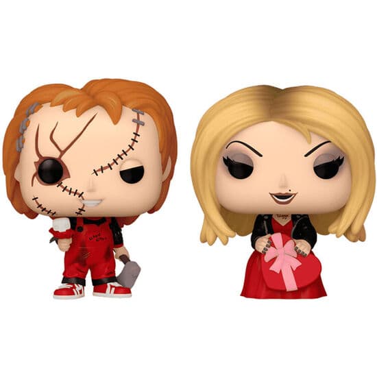 BLISTER 2 FIGURAS POCKET POP CHUCKY & TIFFANY VALENTINE