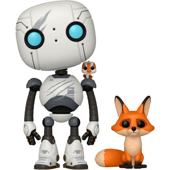 FIGURA POP ROBOT SALVAJE ROZ WITH BRIGHTBILL & FINK