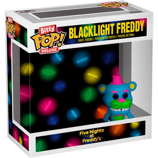 FIGURA BITTY POP DELUXE FIVE NIGHTS AT FREDDYS BLACKLIGHT FREDDY