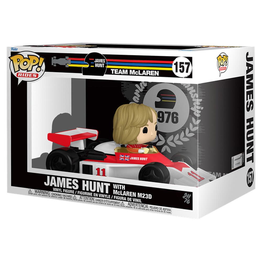 Figura POP Rides Super Deluxe Racing James Hunt with McLaren M23D