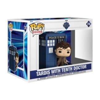 Figura POP Rides Deluxe Doctor Who Tardis with Tenth Doctor