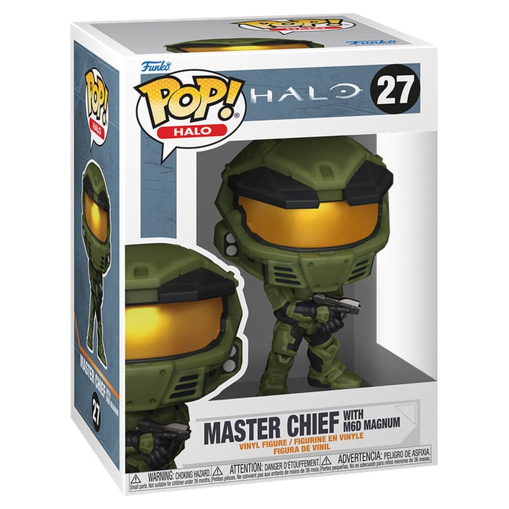 Figura POP Halo Master Chief with M6D Magnum