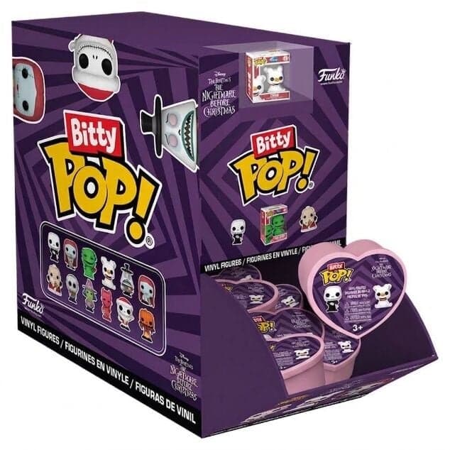 Figura Mystery Bitty POP Heart Disney Pesadilla Antes de Navidad surtido