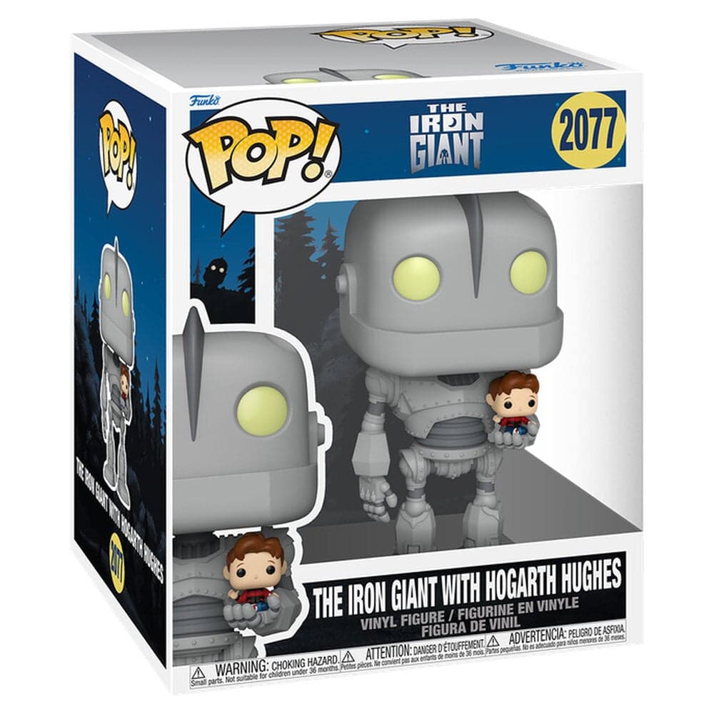 Figura POP Super El Gigante de Hierro The Iron Giant with Hogarth Hughes