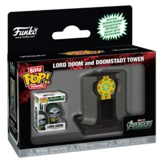 Figura Bitty POP Ride Marvel Studios Avengers Doomsday Lord Doom And Doomstadt Tower