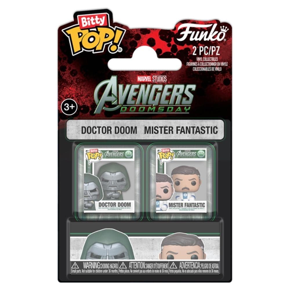 Blister 2 figuras Bitty POP Marvel Studios Avengers Doomsday