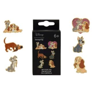 Blind Box Mystery Enamel Pin La Dama y el Vagabundo Disney Loungefly surtido