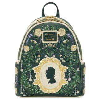 Mochila Bridgerton Silhouette Floral Netflix Loungefly 26cm