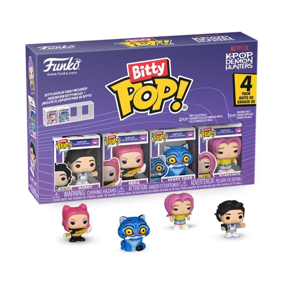 Blister 4 figuras Bitty POP KPop Demon Hunters